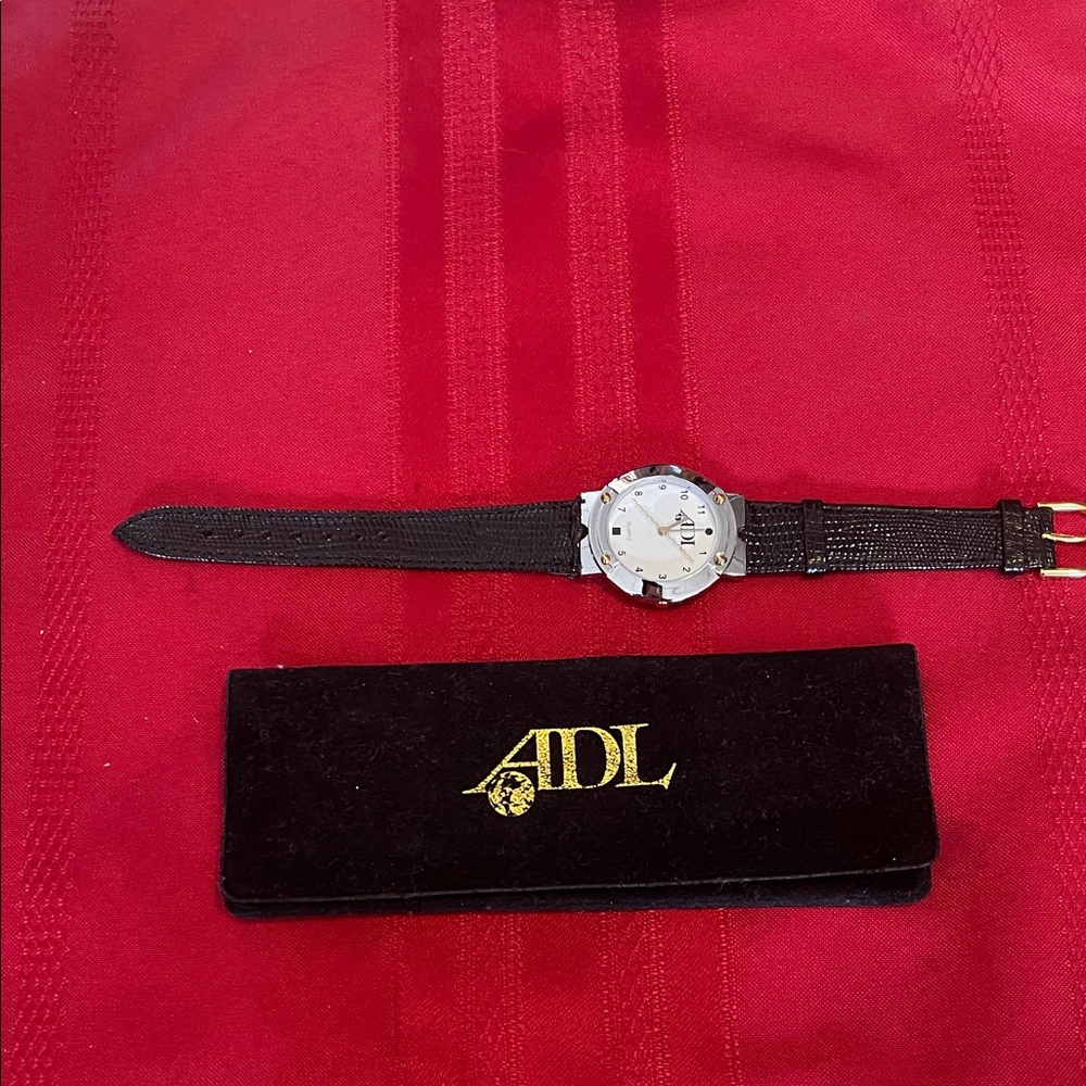 ADL Ladies Dress Watch in Black Strap